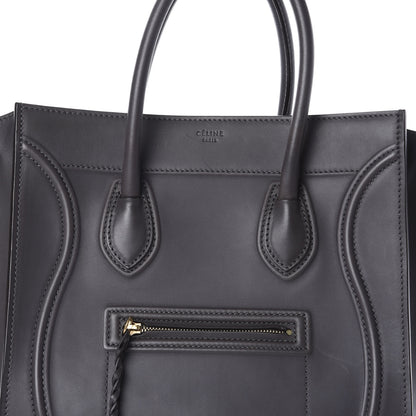 Celine Smooth Calfskin Medium Phantom Luggage Grey 7 of 9