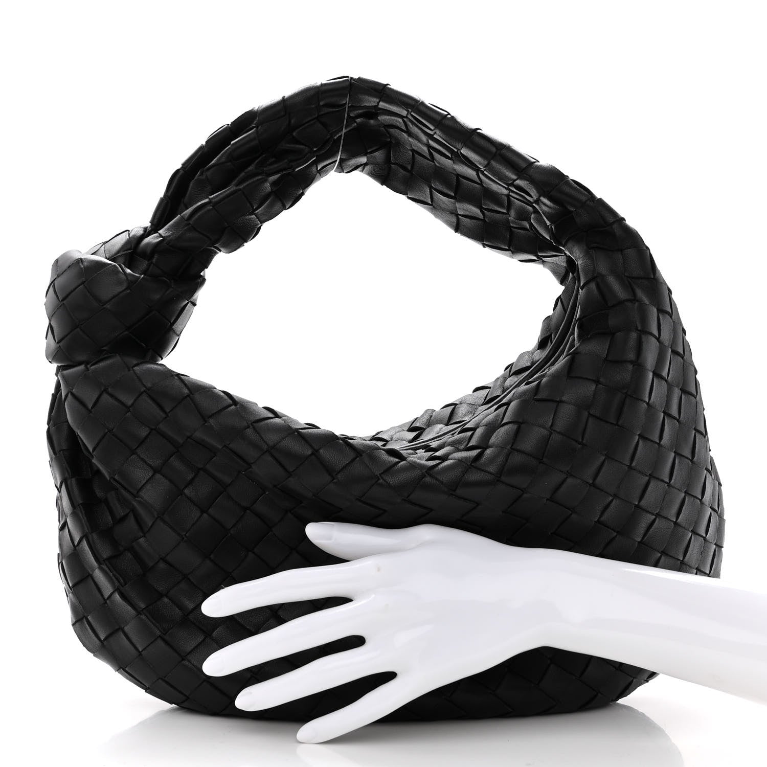 Bottega Veneta Nappa Intrecciato Teen Jodie Hobo Black 3 of 10