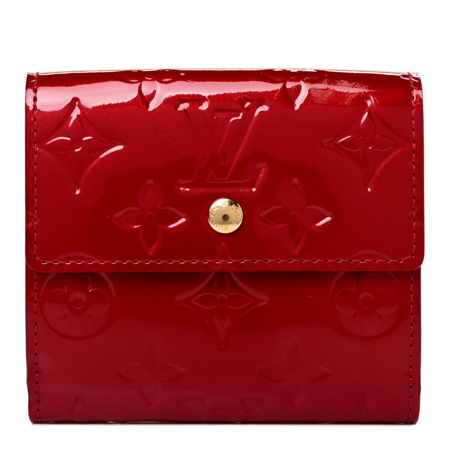 Louis Vuitton Vernis Elise Wallet Pomme D'Amour 1 of 4