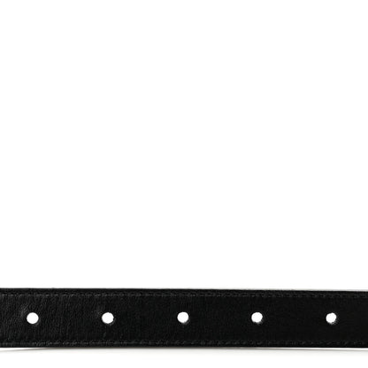 Gucci Calfskin Double G 20mm Belt 80 32 Black 3 of 8