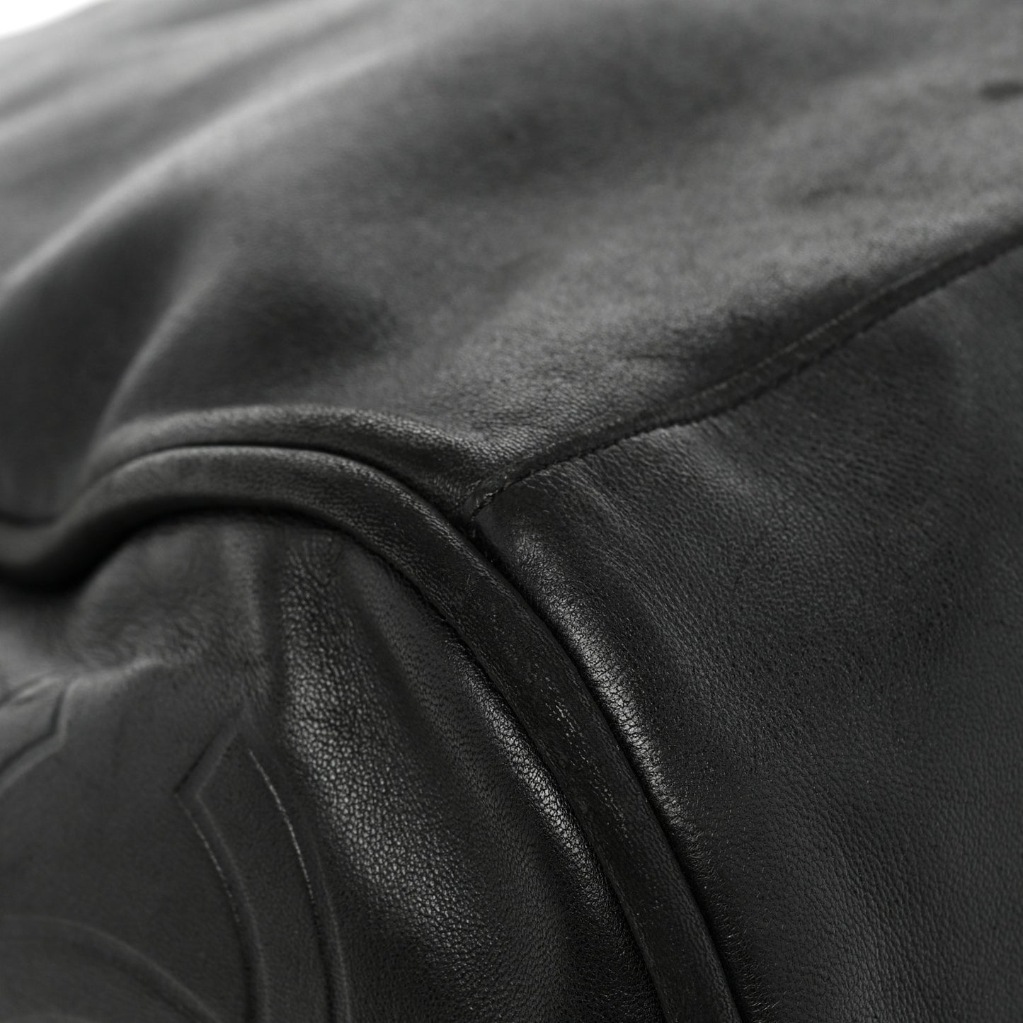 Lambskin Large Ultimate Soft Tote Black