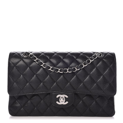 Chanel Caviar Quilted Medium Double Flap Black 1 of 8