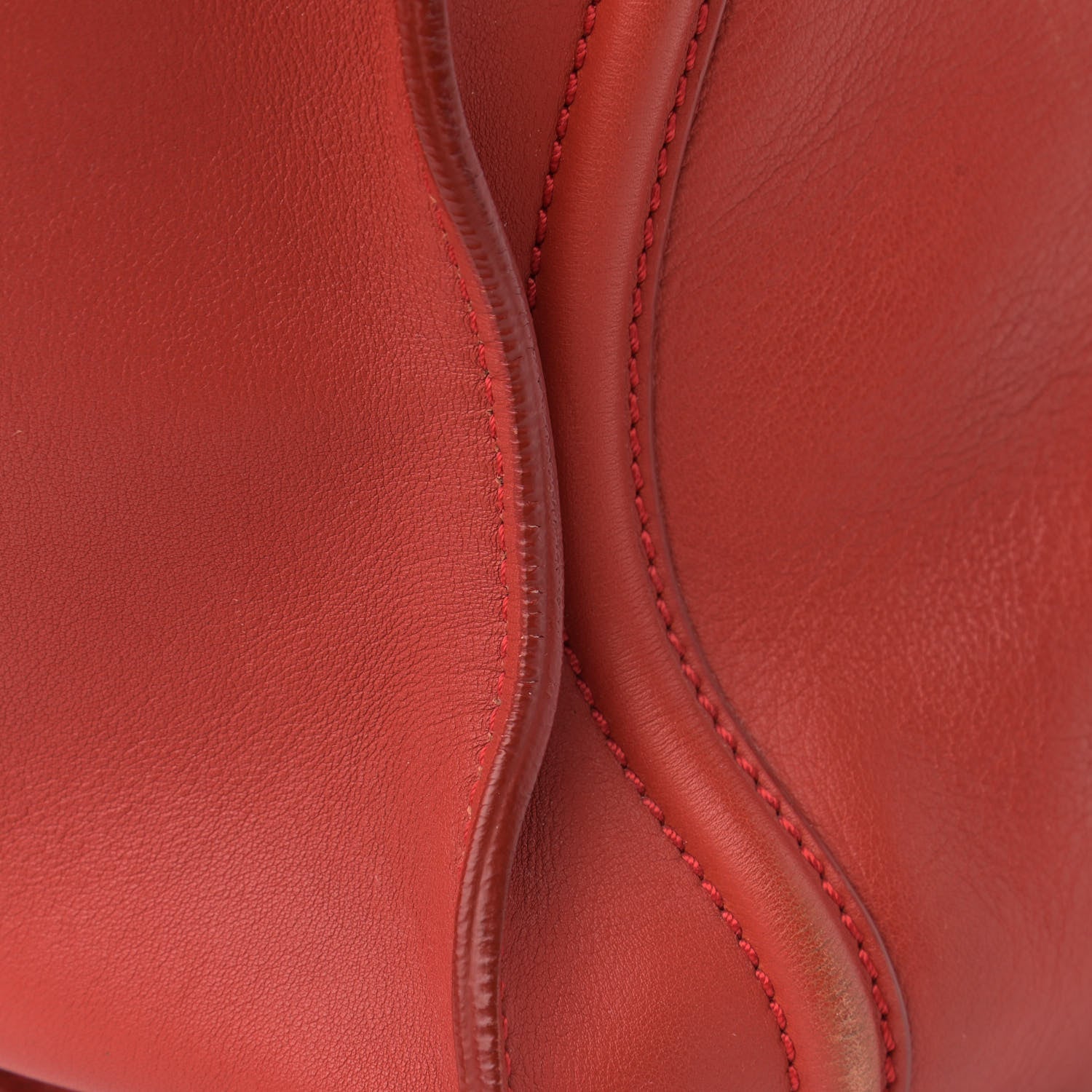 Celine Smooth Calfskin Mini Luggage Red 13 of 21