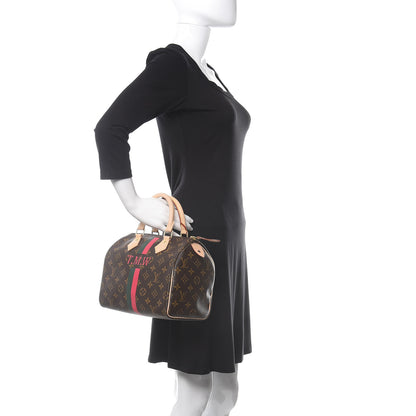 Louis Vuitton Monogram My LV Heritage Speedy 25 Vert Anglais Fuchsia 2 of 10