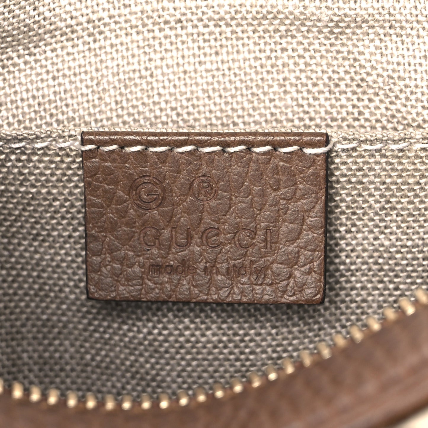 Monogram Mini Bree Messenger Bag Beige Tabacco