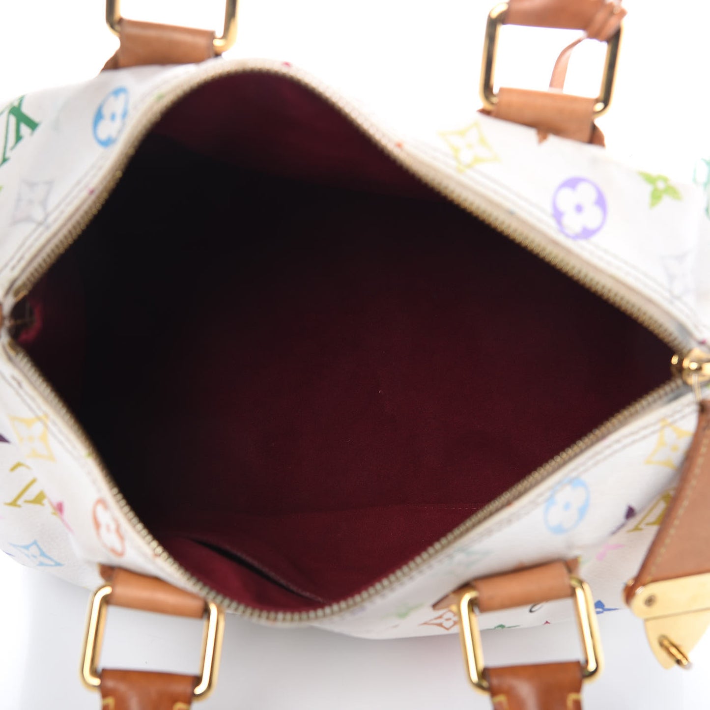 Monogram Multicolor Speedy 30 White