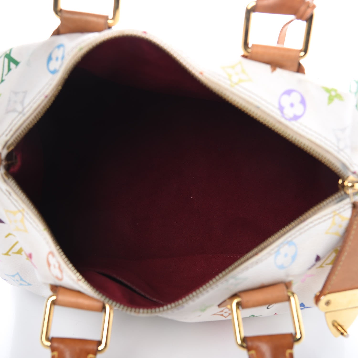 Louis Vuitton Monogram Multicolor Speedy 30 White 5 of 18