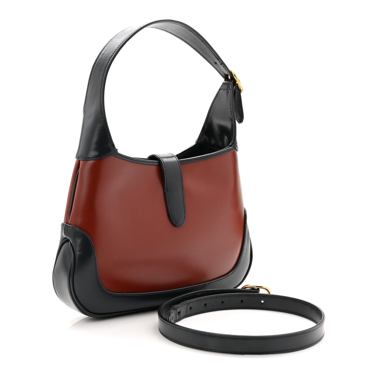 Boarded Dyana Lux Calfskin Bi-Color Small Jackie 1961 Hobo Mineral Red Blue