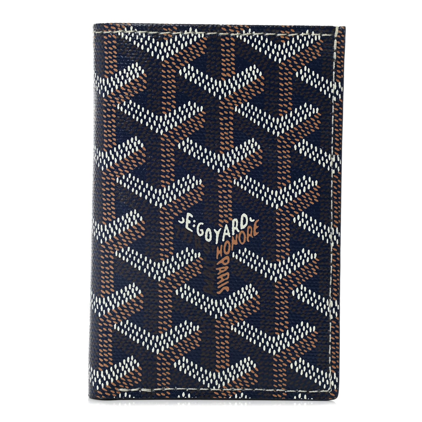 Goyardine Saint Pierre Card Holder Navy