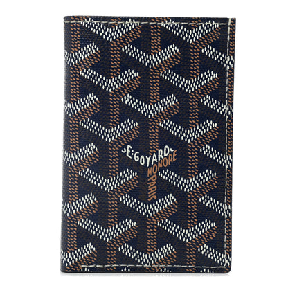 Goyard Goyardine Saint Pierre Card Holder Navy 1 of 7