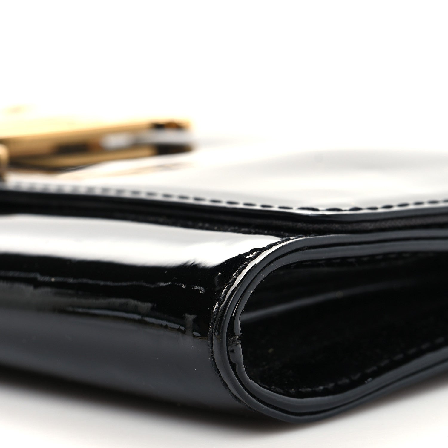 Louis Vuitton Patent Louise Clutch Black 11 of 12