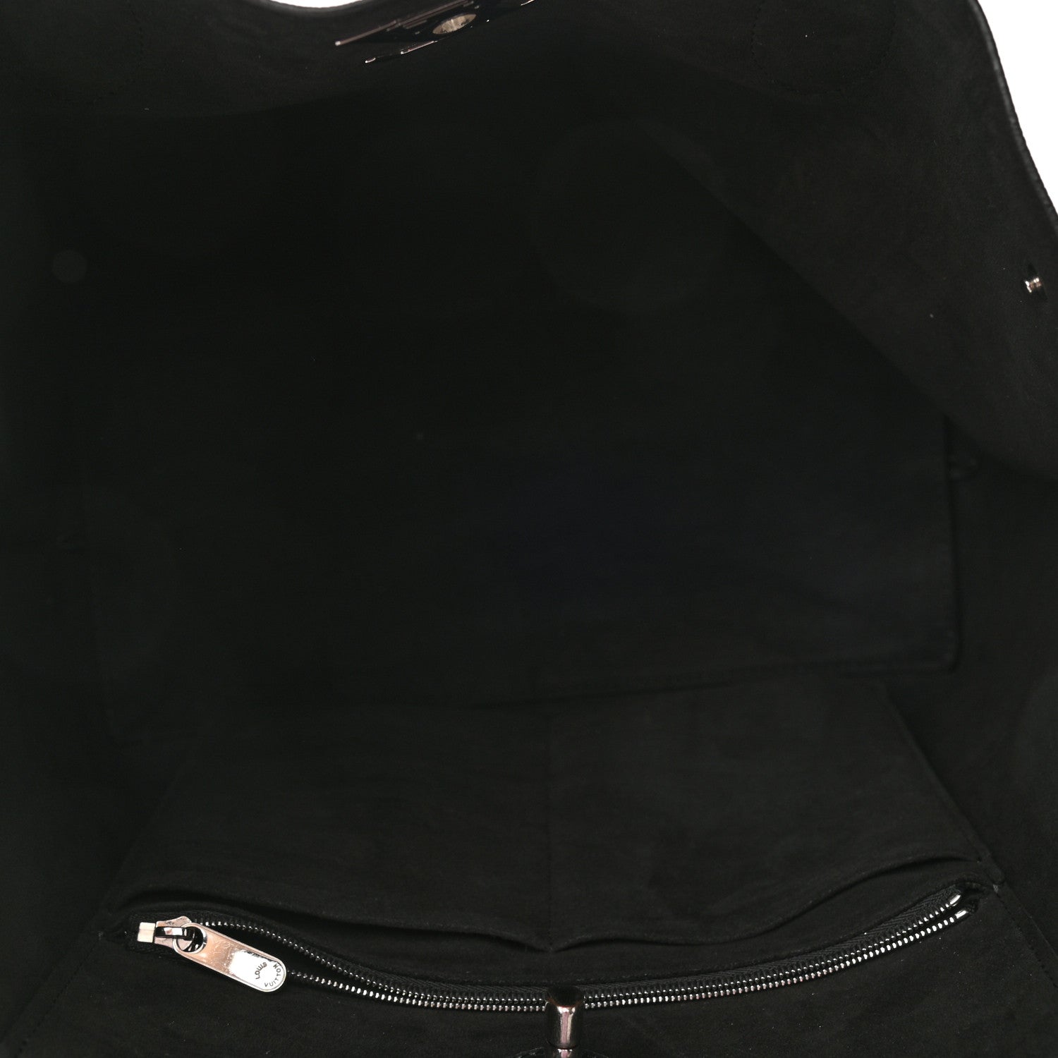 Louis Vuitton Calfskin Lockme Go Tote Black 5 of 10