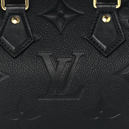 Louis Vuitton Empreinte Monogram Giant Speedy Bandouliere 20 Black 7 of 12