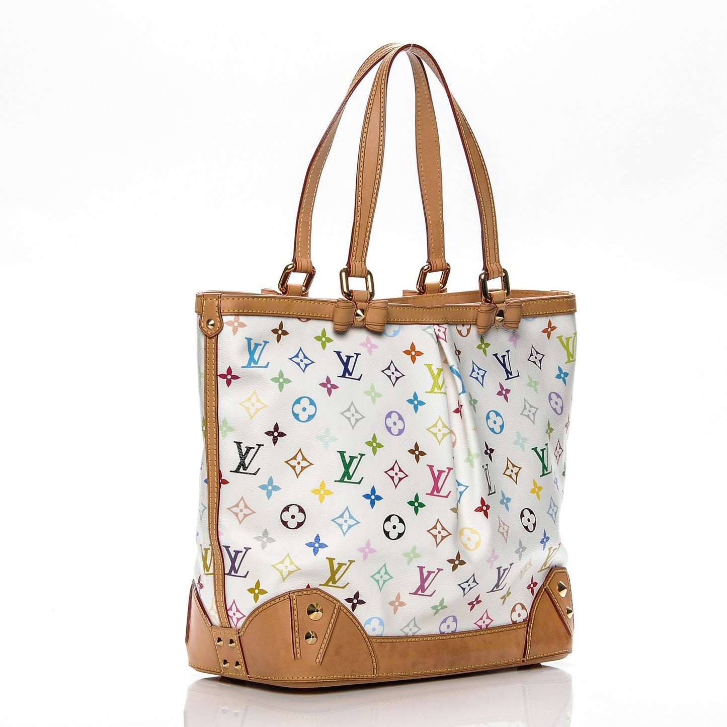 Monogram Multicolor Sharleen GM White