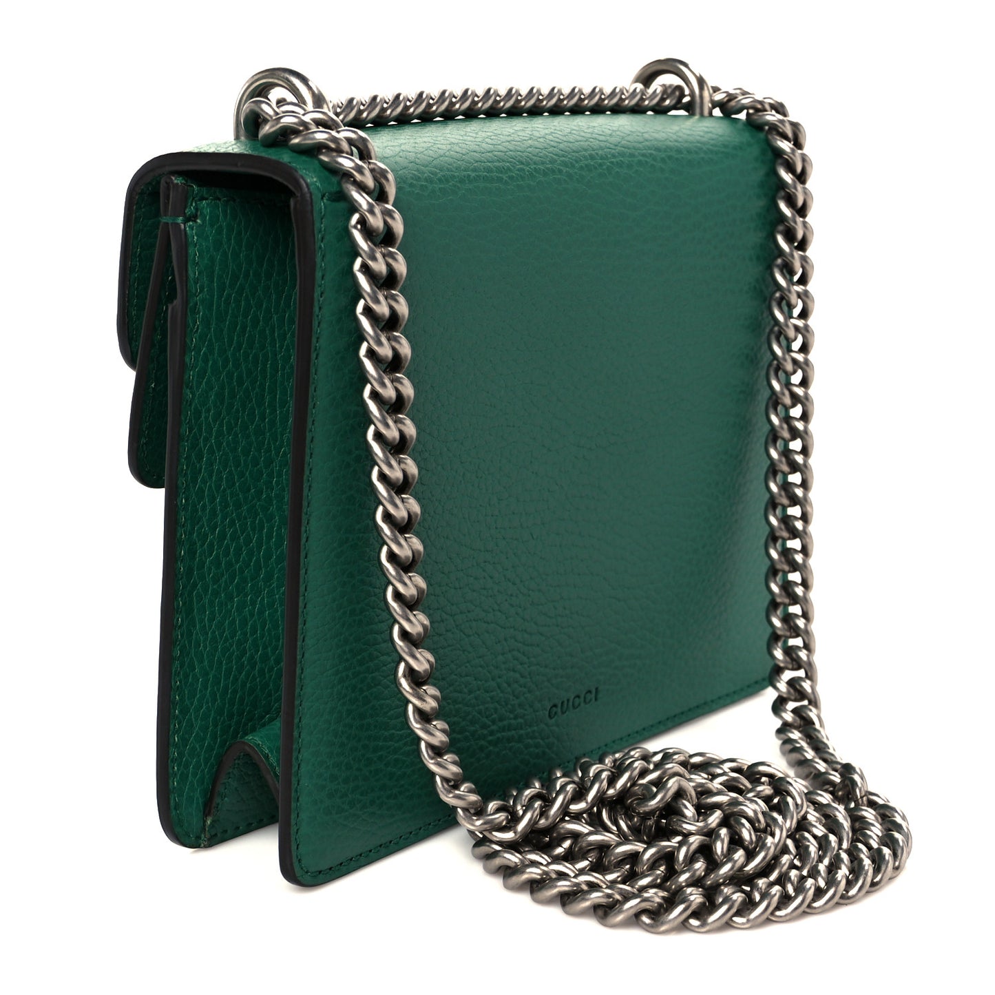 Calfskin Mini Dionysus Shoulder Bag Emerald
