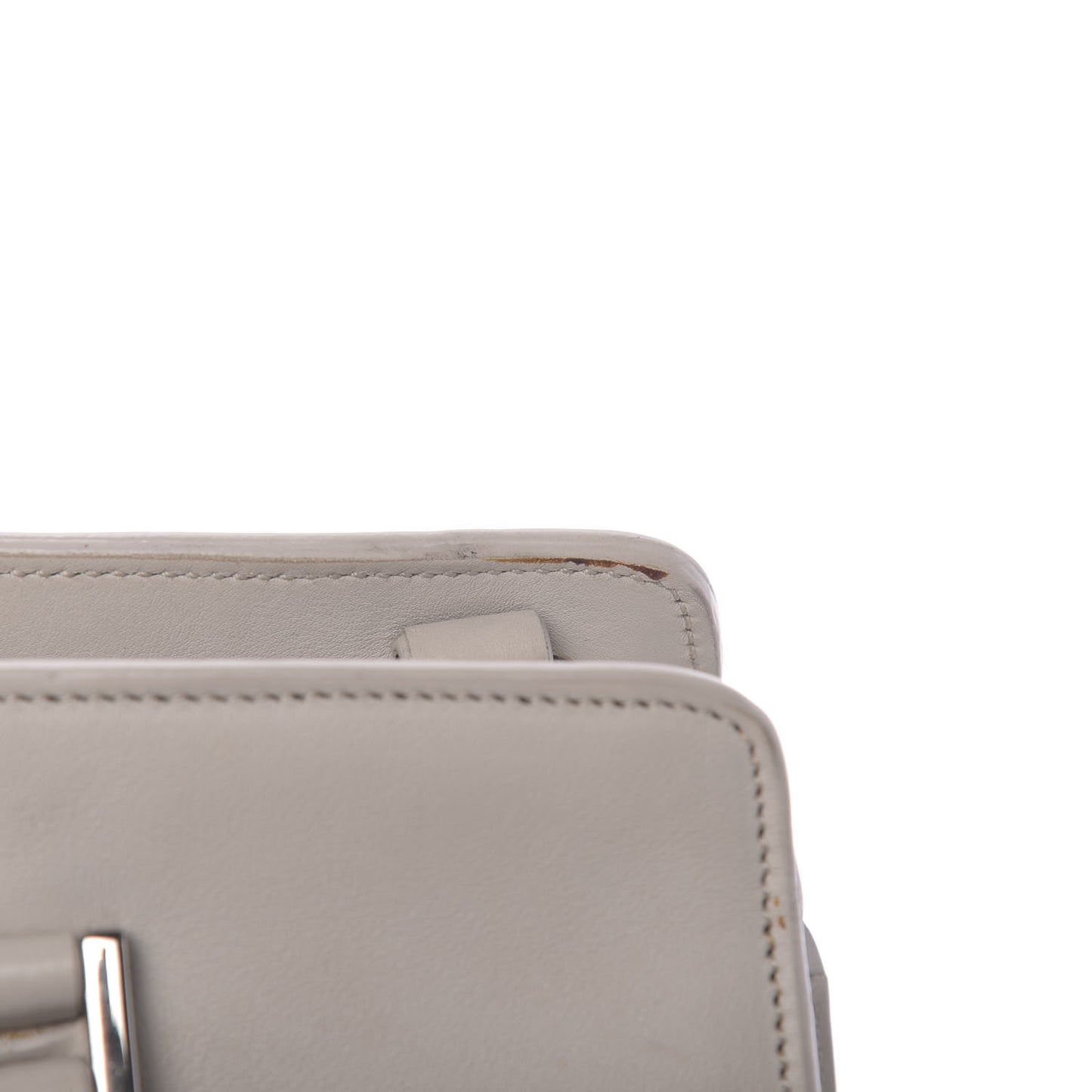 Smooth Calfskin Baby Monogram Cabas Gris Perle