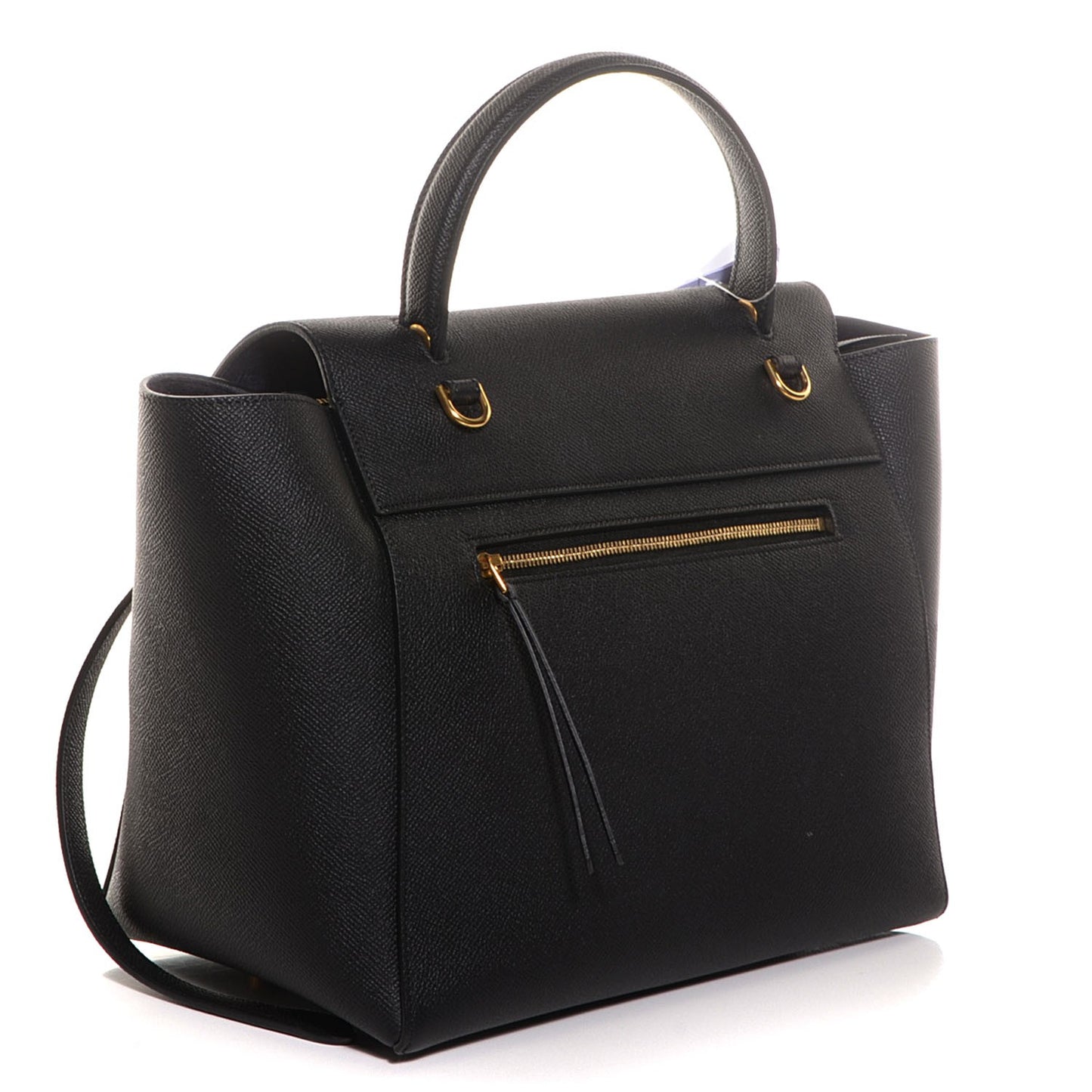 Grained Calfskin Mini Belt Bag Black