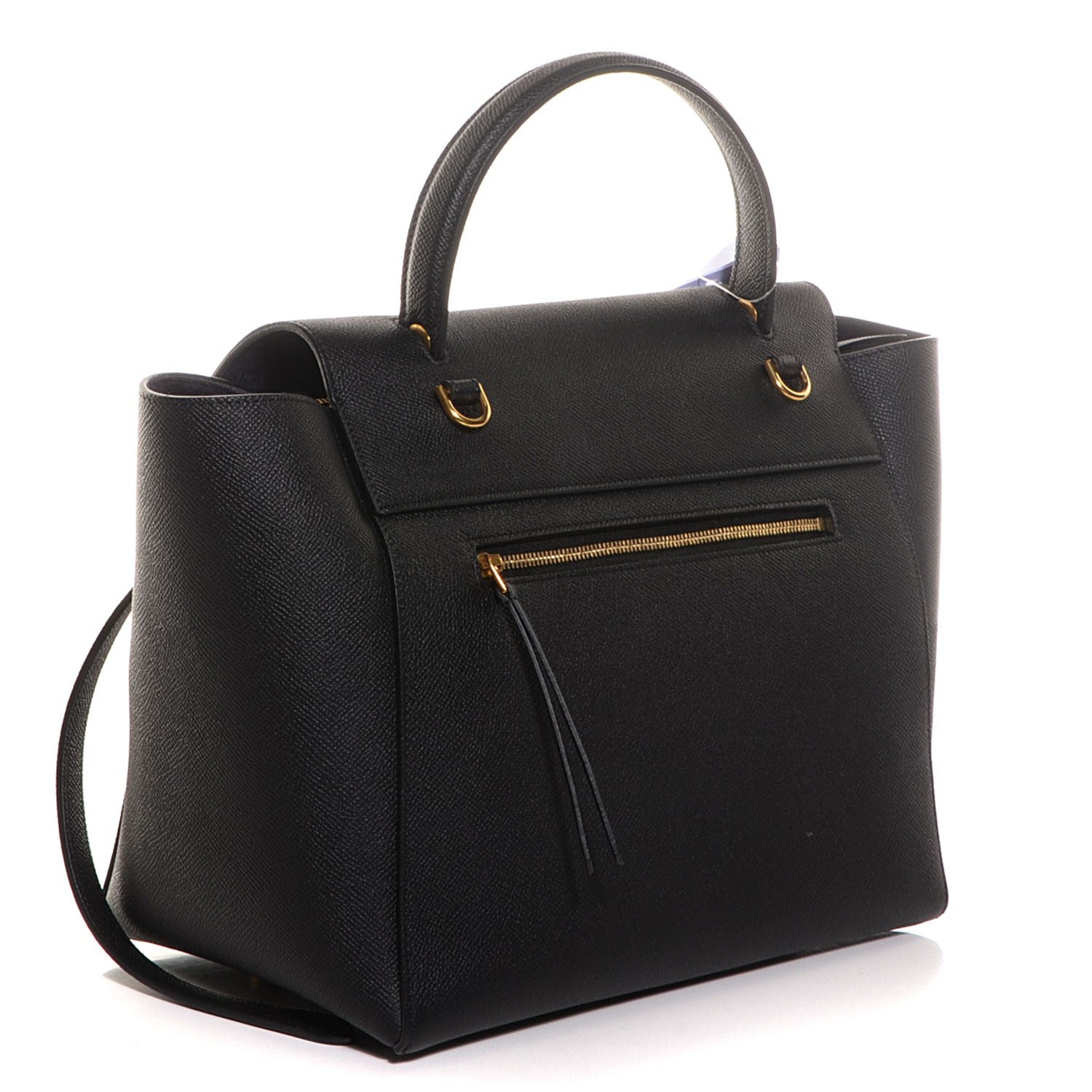 Celine Grained Calfskin Mini Belt Bag Black 3 of 8