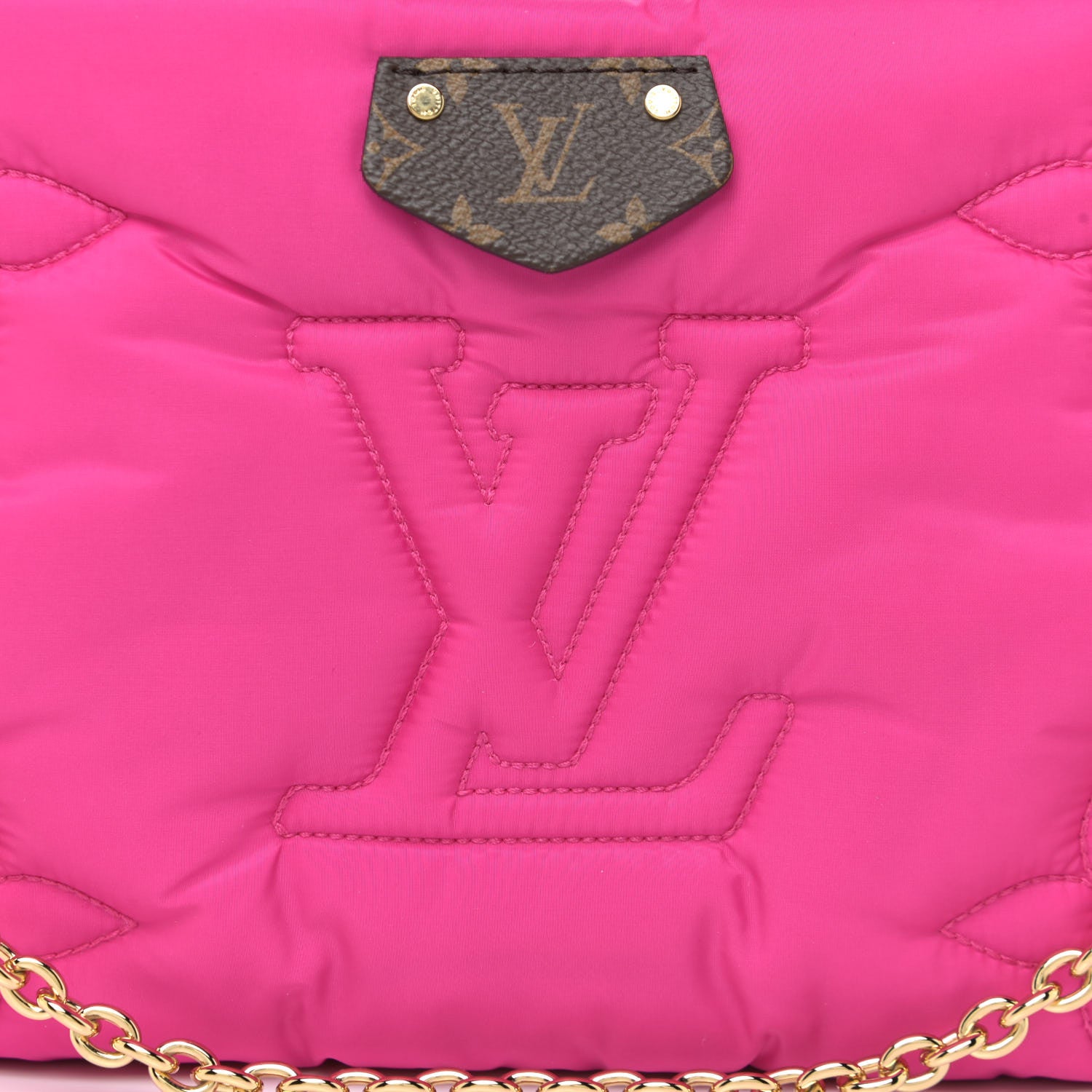 Louis Vuitton Econyl Monogram Pillow Maxi Multi Pochette Accessories Black Fuchsia 8 of 13
