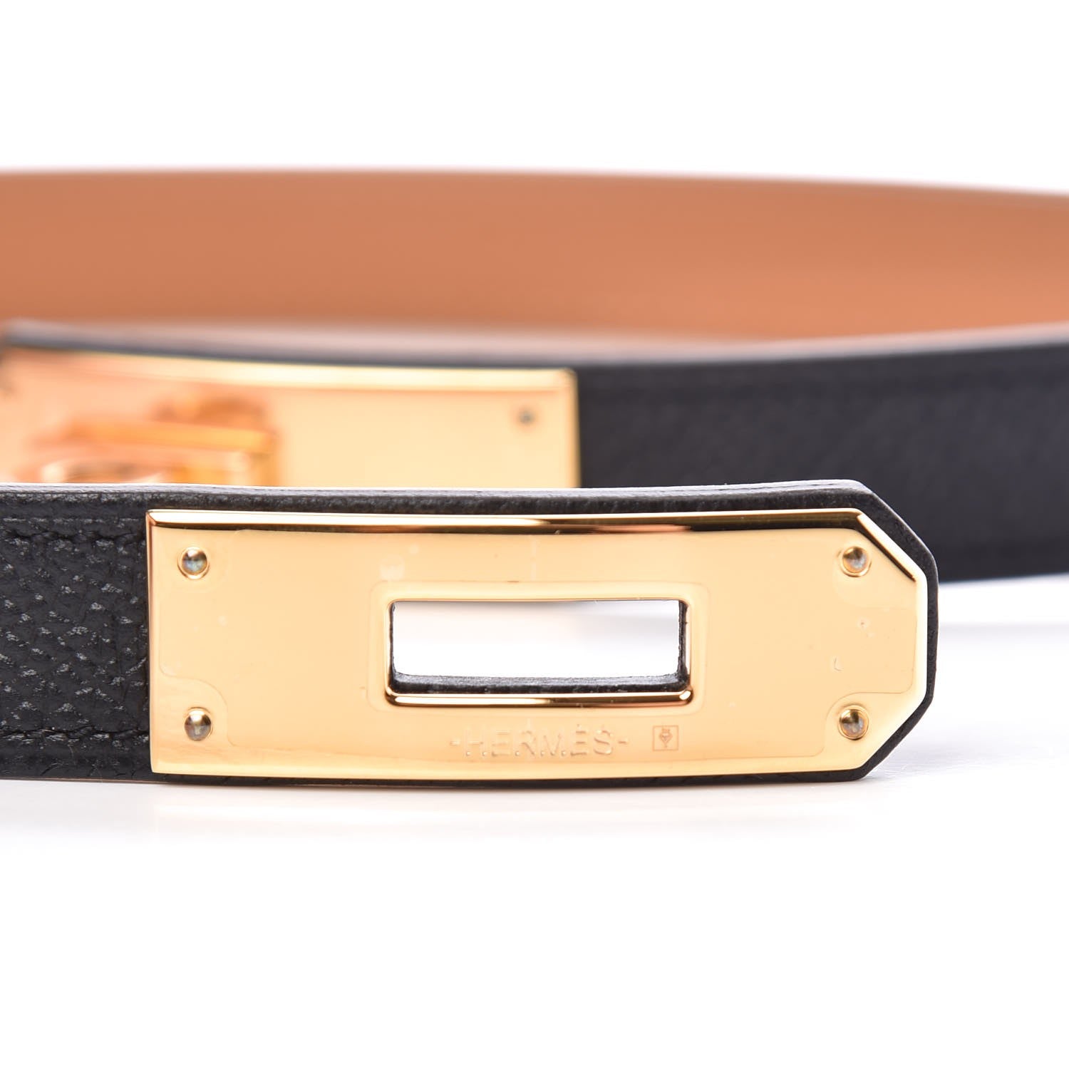 Hermes Epsom Kelly Belt Black 6 of 7