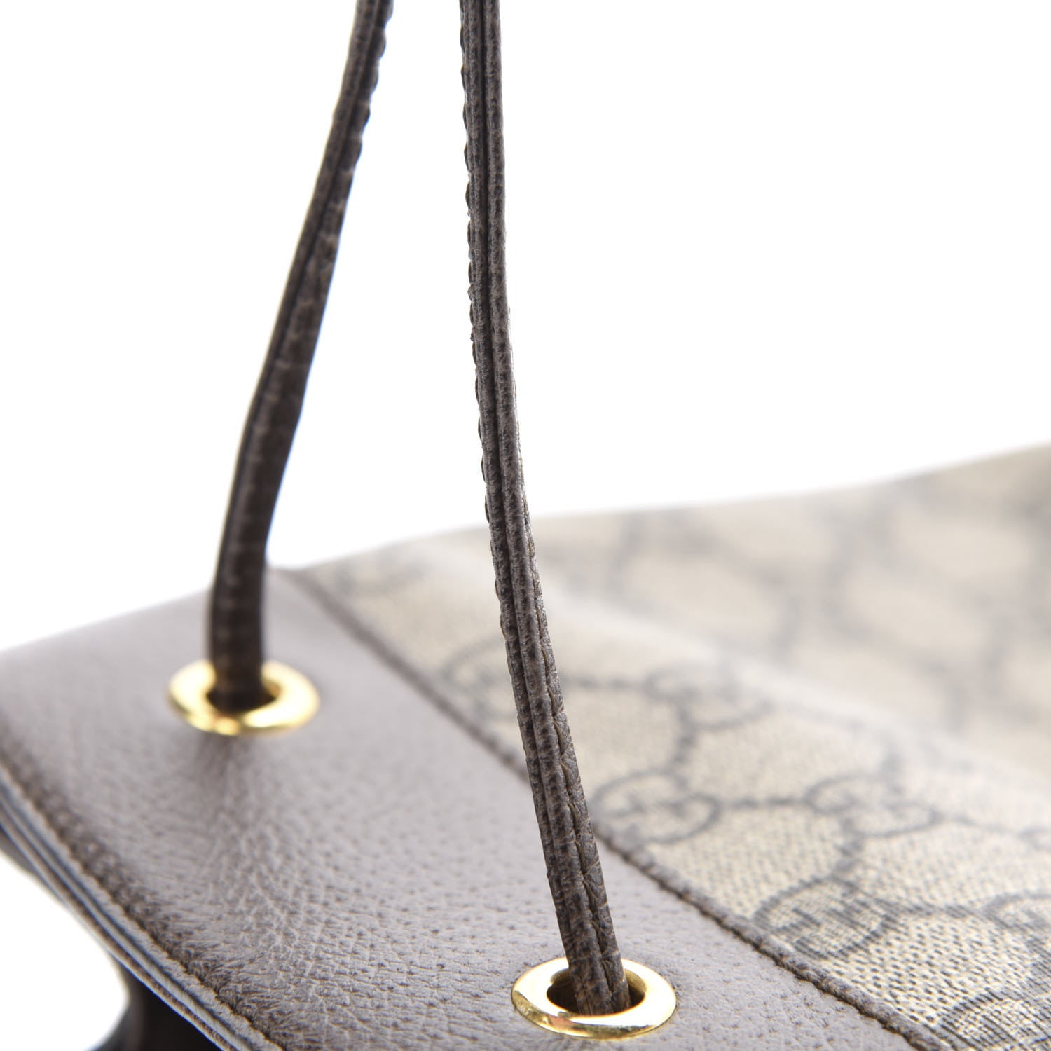 Gucci GG Supreme Monogram Web Small Ophidia Bucket Bag Brown 8 of 11