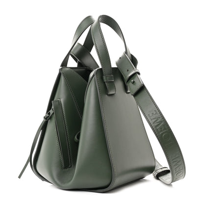 Loewe Calfskin Compact Hammock Shoulder Bag Bottle Green 3 of 11
