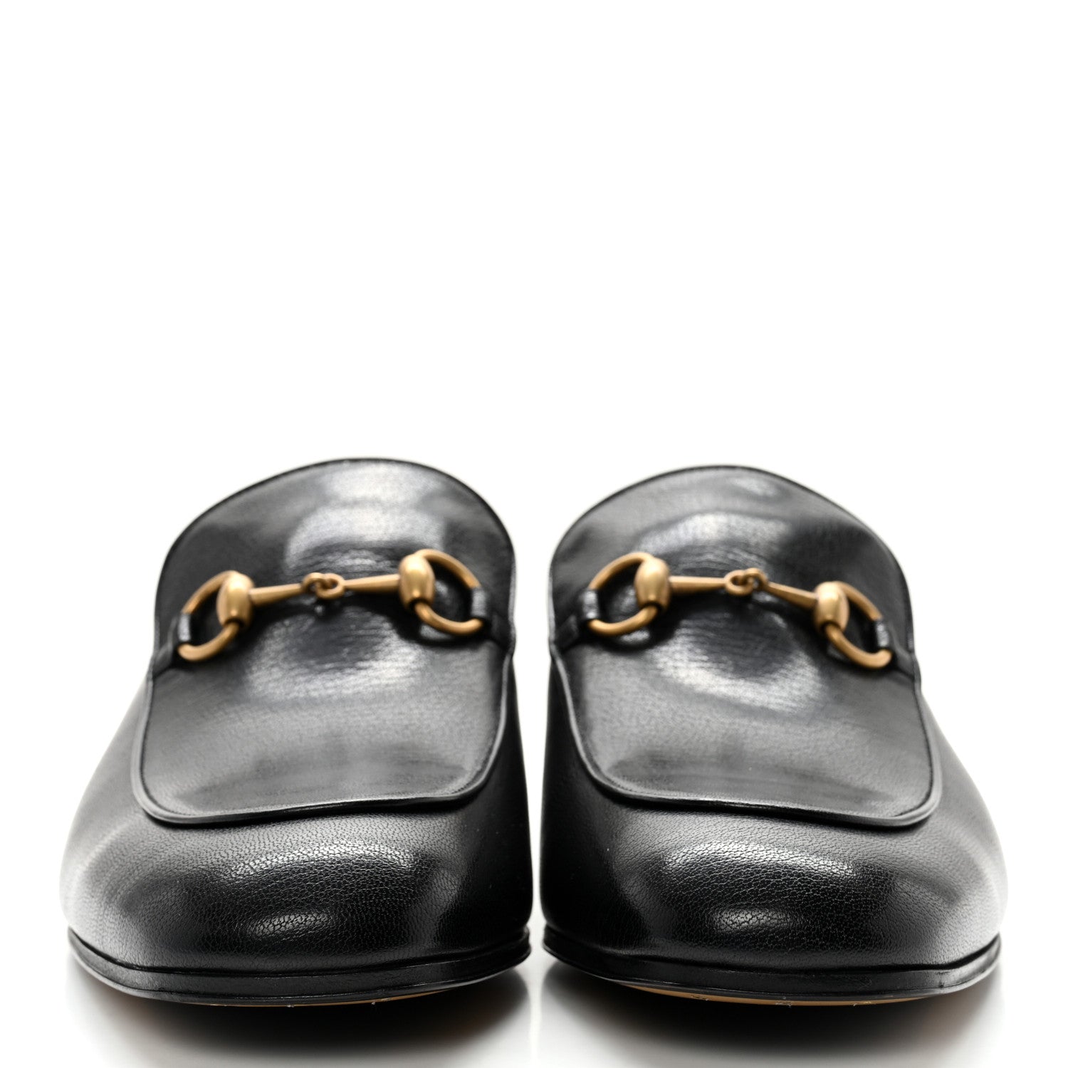 Gucci Goatskin Mens Horsebit Loafers 10 Black 2 of 12