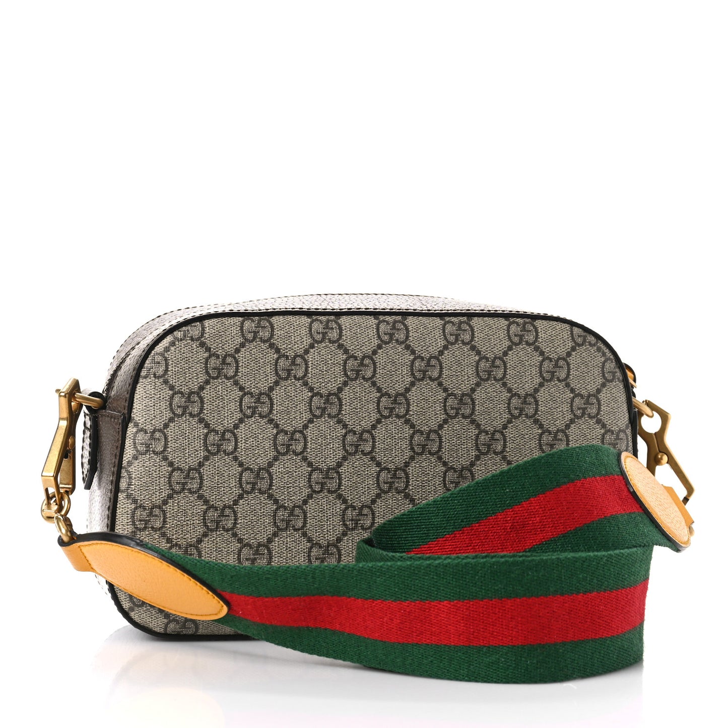 GG Supreme Monogram Web Neo Vintage Shoulder Bag Beige New Acero Crop