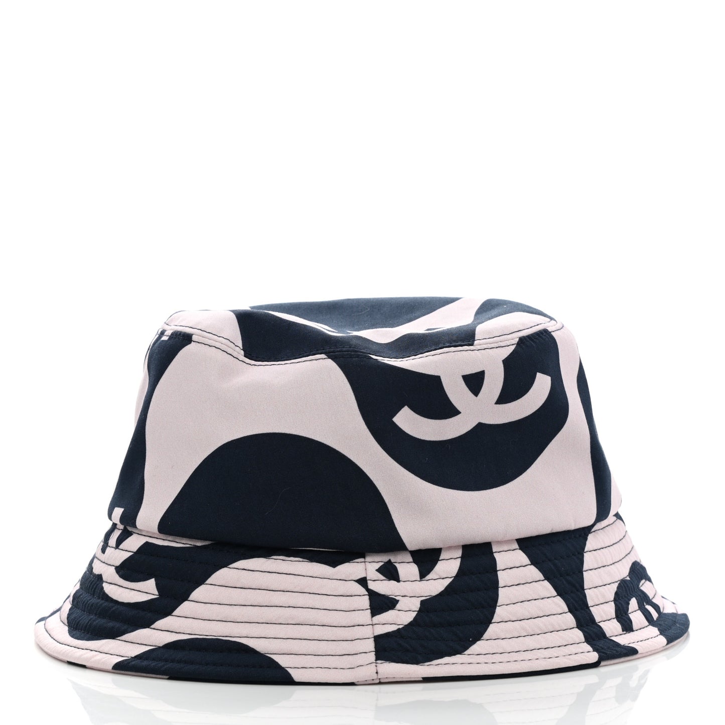Cotton CC Bucket Hat L Navy Ivory