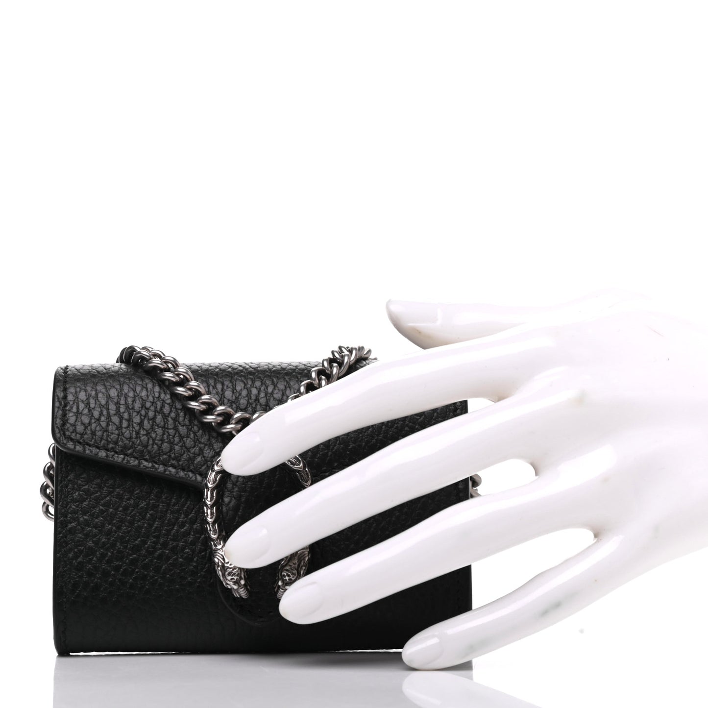 Calfskin Dionysus Coin Purse Black