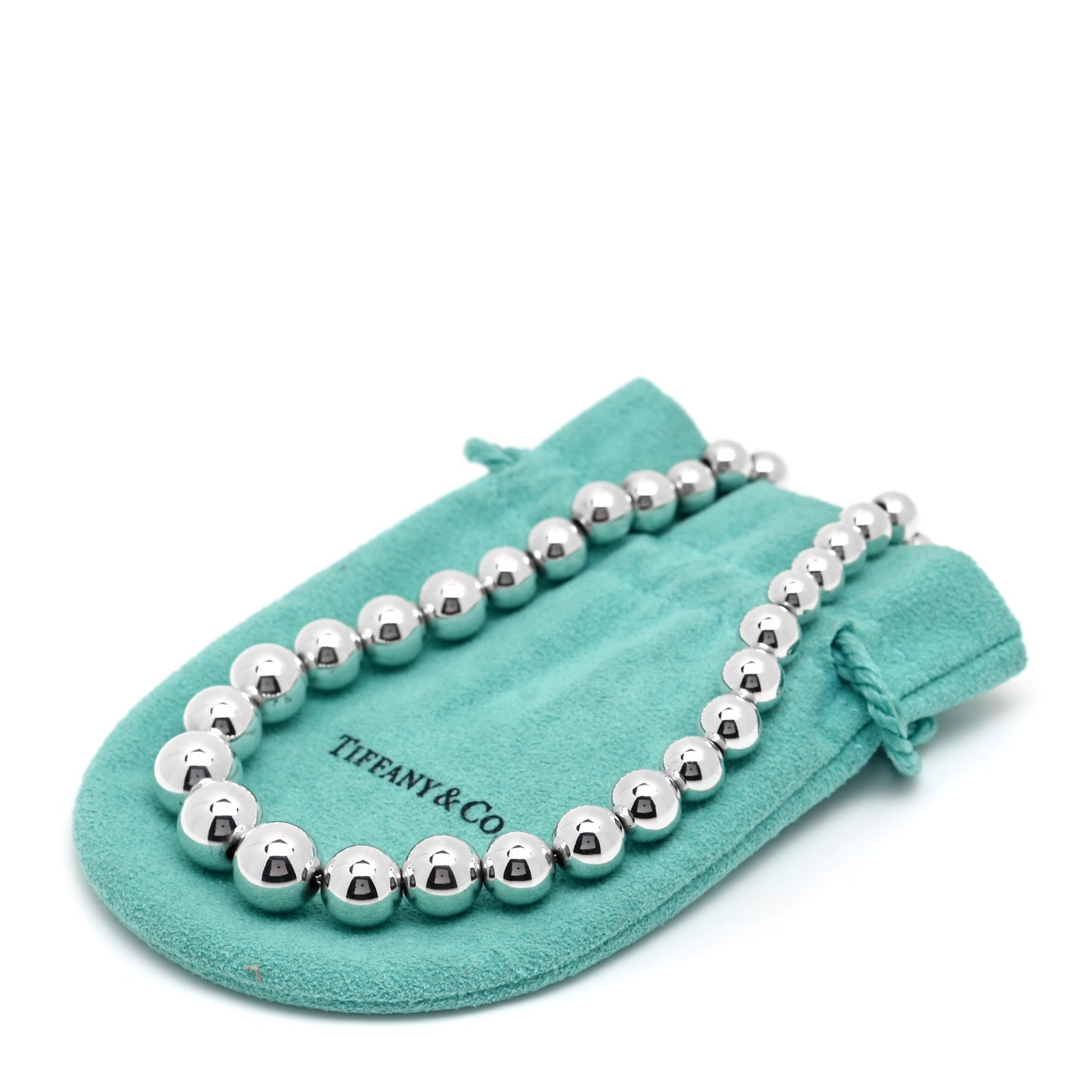 Sterling Silver HardWear Graduated Ball Necklace