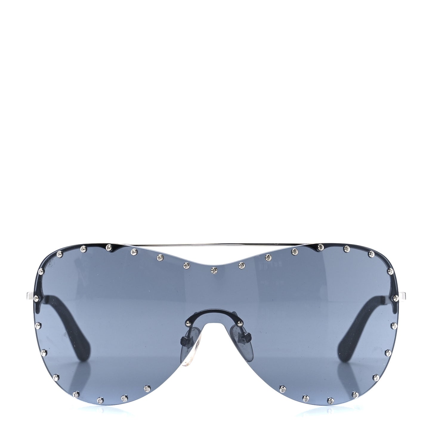 Metal The Party Shield Sunglasses Z1056E Black