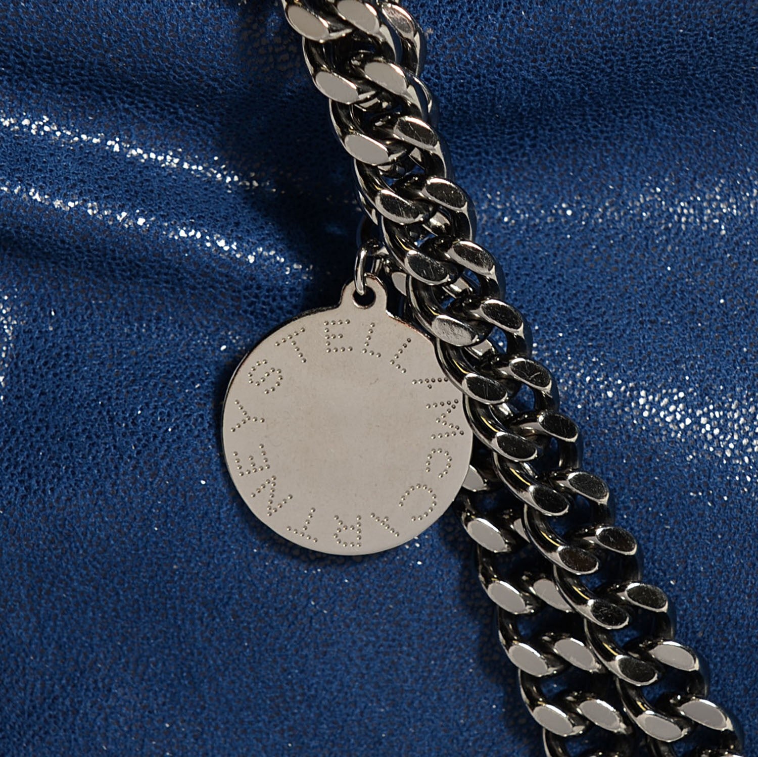 Stella McCartney Shaggy Deer Big Falabella Tote Beau Blue 10 of 10