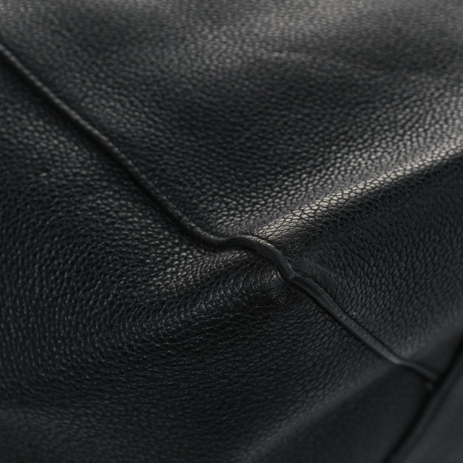 Celine Soft Grained Calfskin Small Belt Cabas Phantom Black 10 of 12