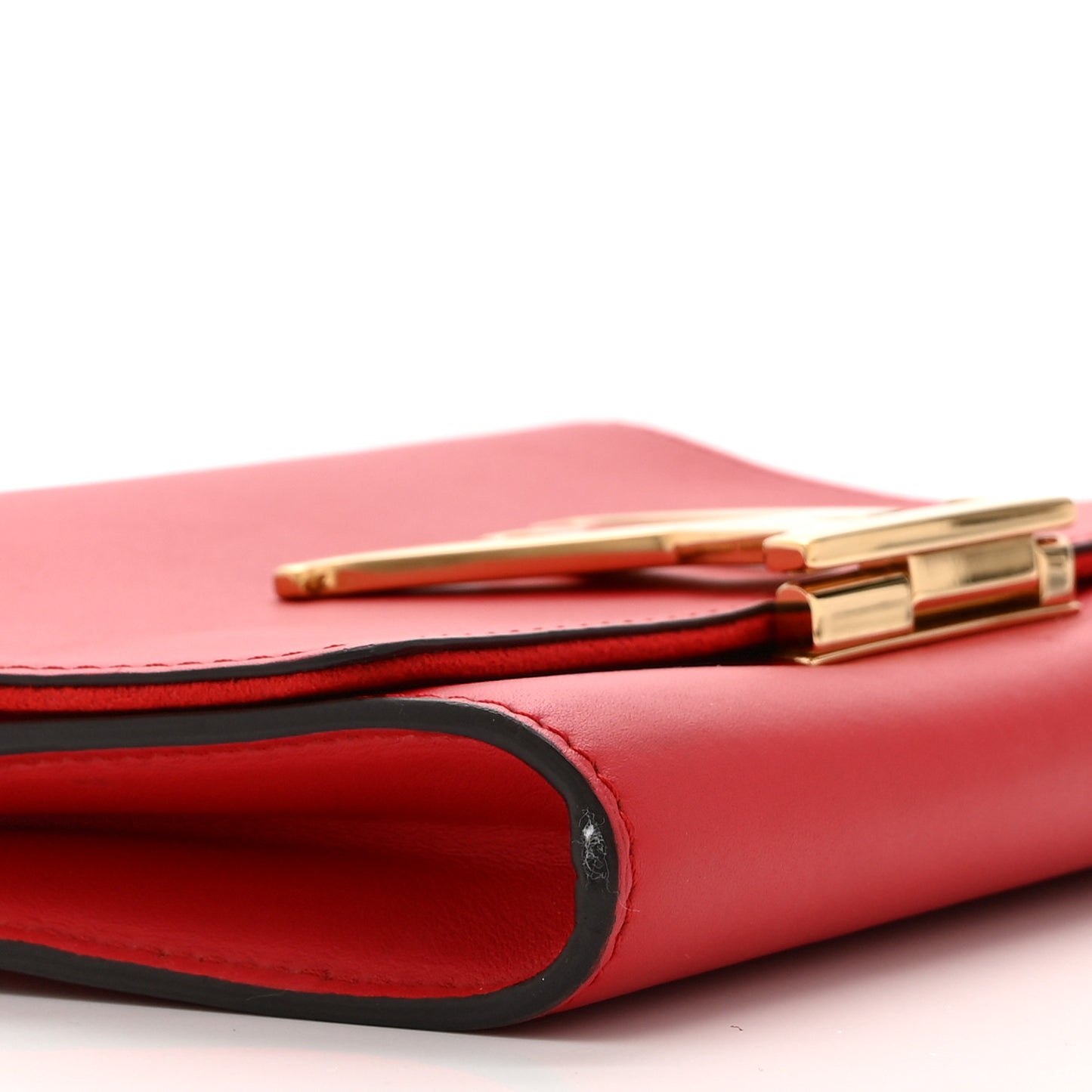 Calfskin Chain Louise MM Red