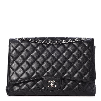 Chanel Caviar Quilted Maxi Single Flap Black 1 of 9