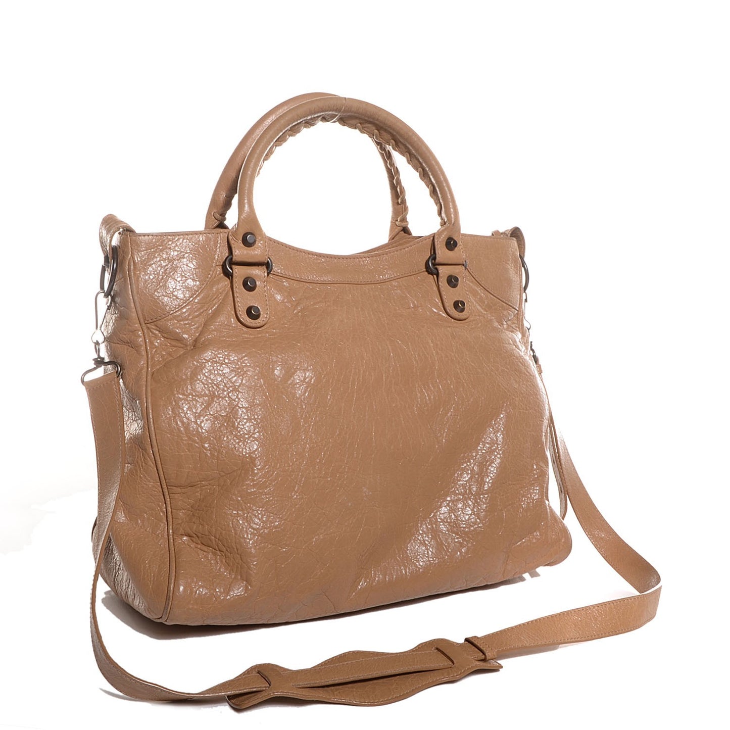 Agneau Classic Hardware Velo Beige Nougatine