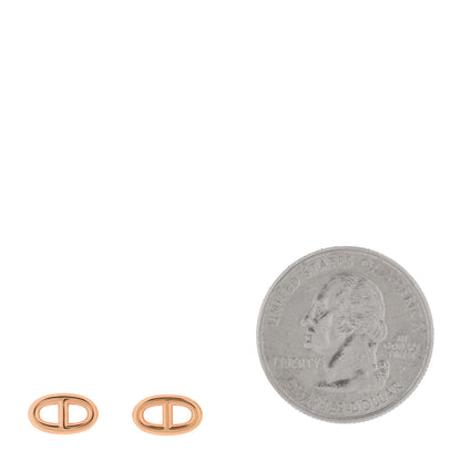 Hermes 18K Rose Gold TPM Farandole Stud Earrings 2 of 5
