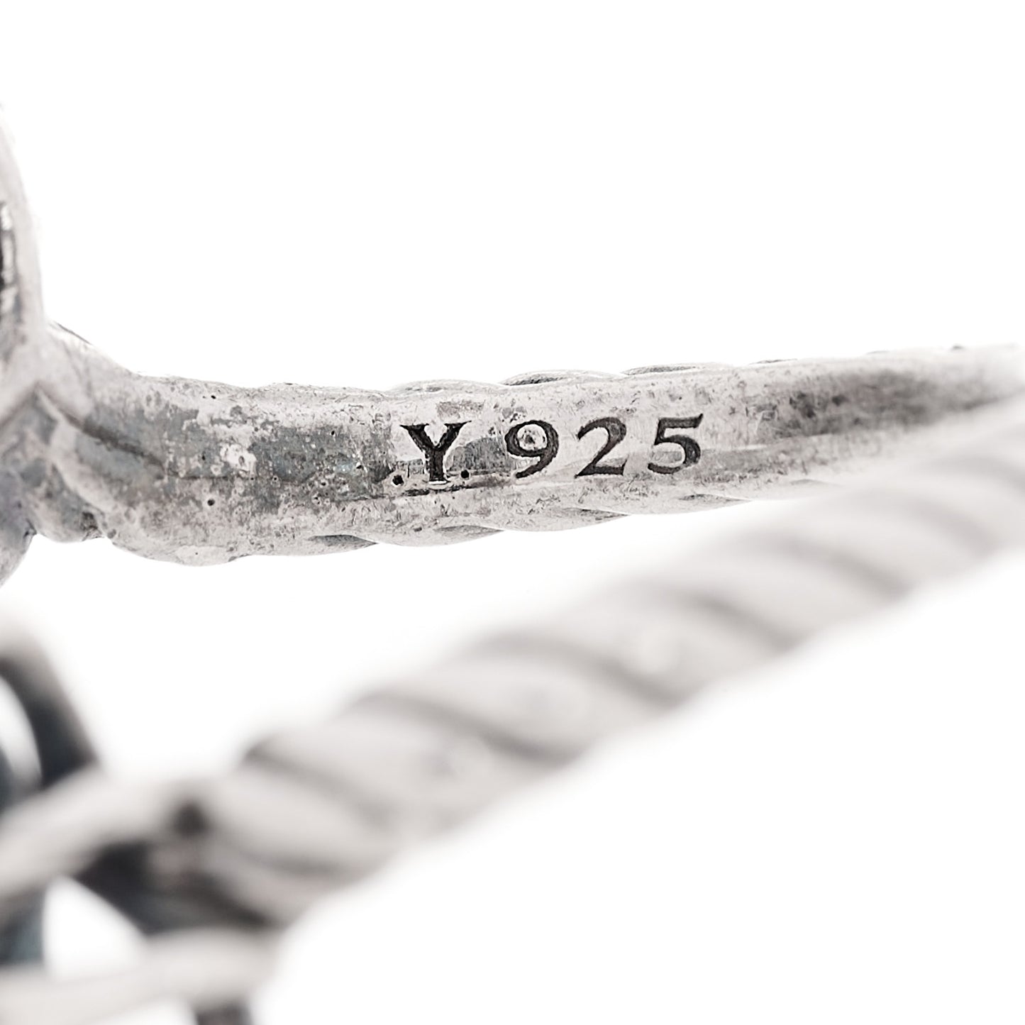 Sterling Silver Diamond 28mm Open Starburst Ring