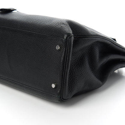 Hermes Togo Kelly Retourne 40 Black 7 of 10