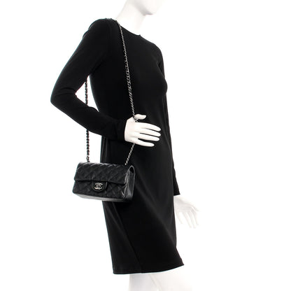 Chanel Iridescent Caviar Quilted Mini Rectangular Flap Black 2 of 9