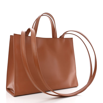 Telfar Vegan Leather Medium Shopping Bag Tan 3 of 9