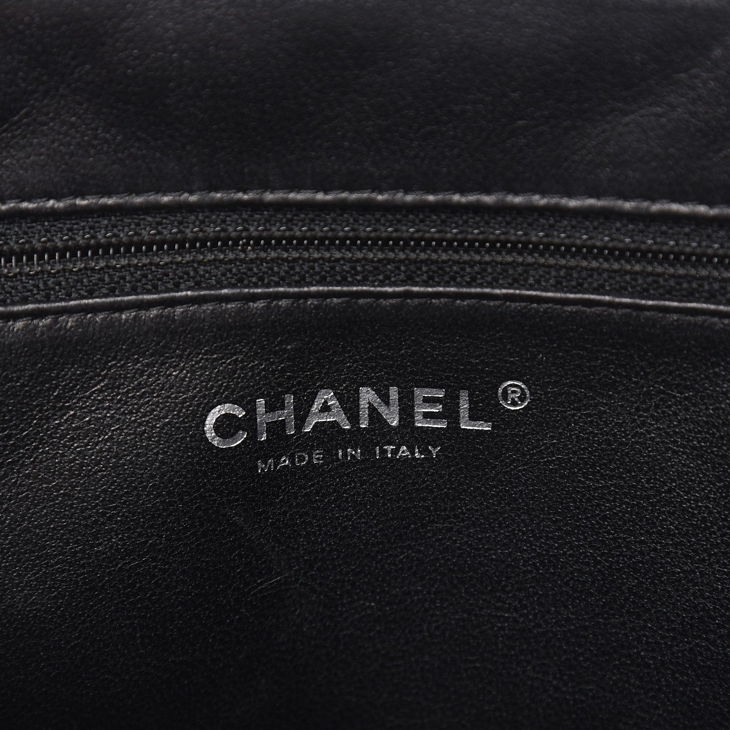 Chanel Lambskin Perforated Timeless Clutch Black 6 of 10