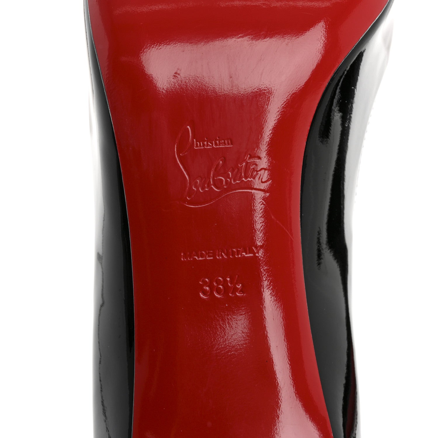 Christian Louboutin Patent Hot Chick 70 Pumps 38.5 Black 8 of 10