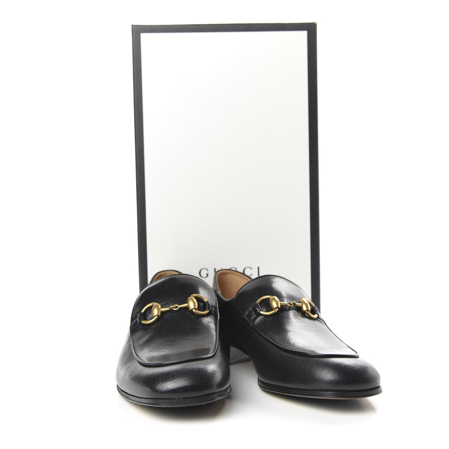Gucci Goatskin Mens Horsebit Loafers 7 Black 10 of 10