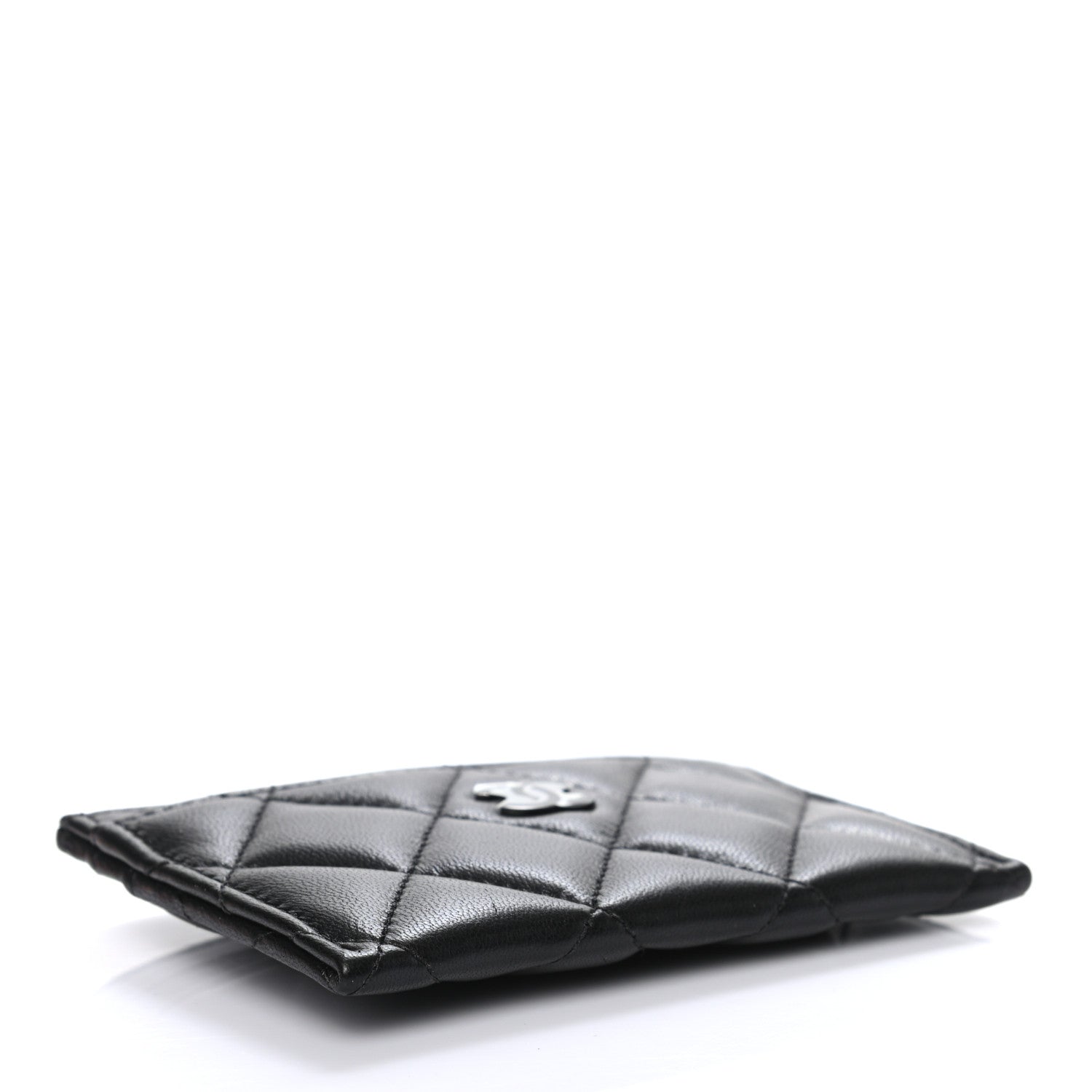 Chanel Lambskin Quilted Card Holder So Black 4 of 8