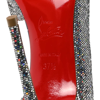 Christian Louboutin Patent Glitter Disco Ball Iriza 100 Pumps 37.5 Purple Pop Multicolor 7 of 7