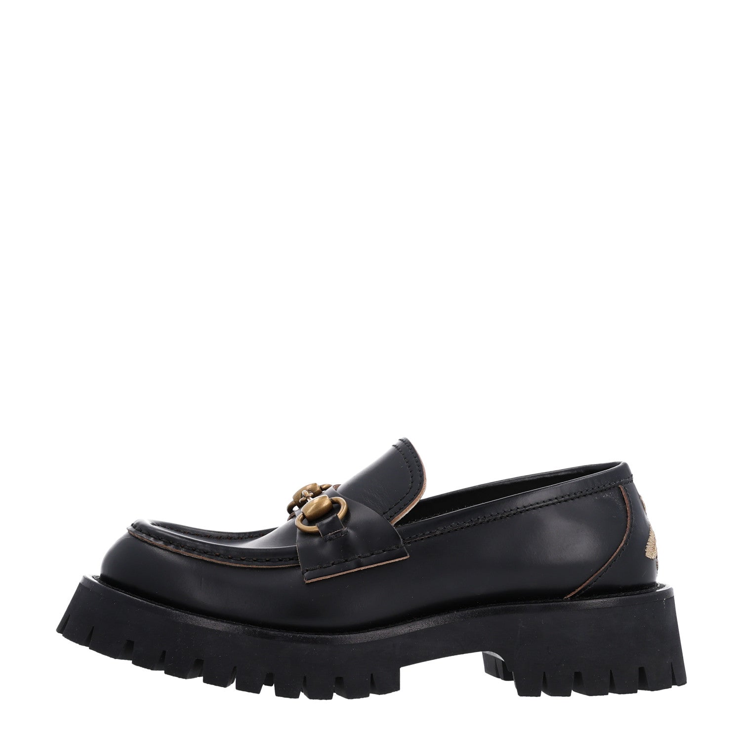 Gucci Cordovan Lux Womens Harald Horsebit 25mm Platform Loafers 36.5 Black 1 of 10