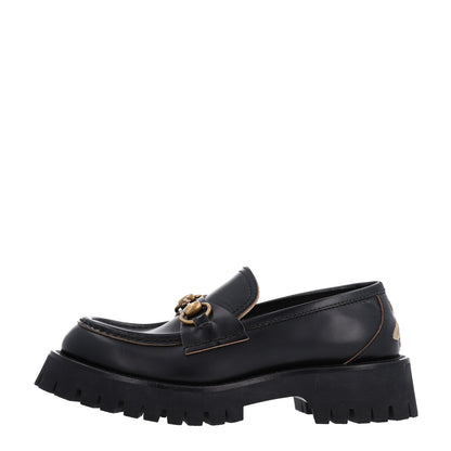 Gucci Cordovan Lux Womens Harald Horsebit 25mm Platform Loafers 36.5 Black 1 of 10