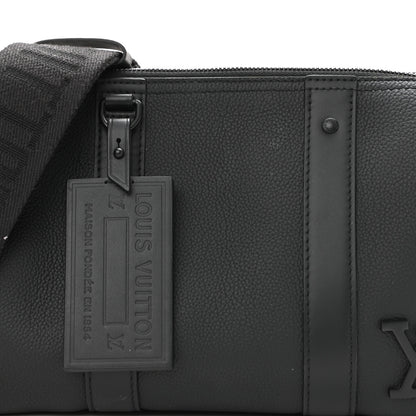 Louis Vuitton Calfskin Damier City Keepall Black 6 of 8